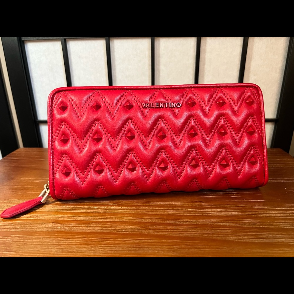 Valentino studded wallet